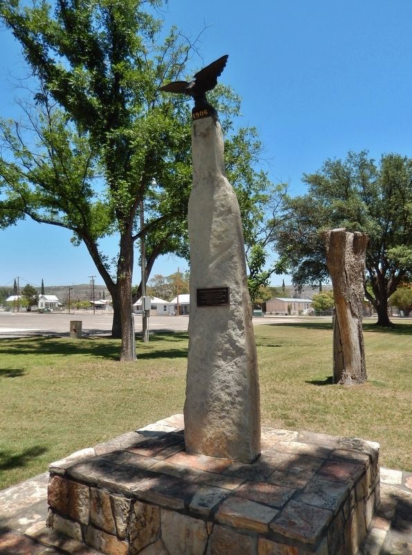 Terrell County Eagle Marker. Click for full size. Terrell County Eagle Marker image. Click for full size.