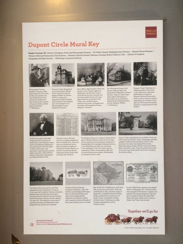 Dupont Circle Mural Key Marker. Click for full size. Dupont Circle Mural Key Marker image. Click for full size.