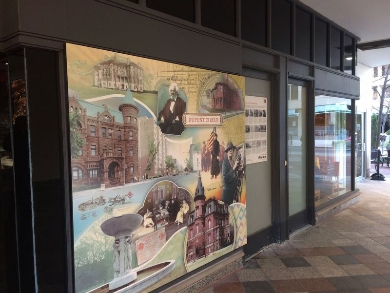 Dupont Circle Mural and Key Marker in Breezeway. Click for full size. Dupont Circle Mural and Key Marker in Breezeway image. Click for full size.