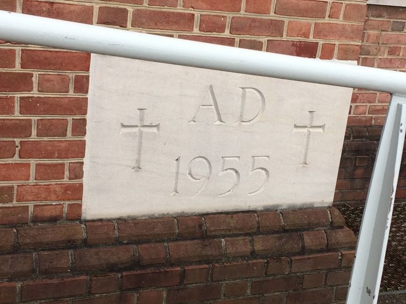 St. Mary's Hall Cornerstone image. Click for full size.