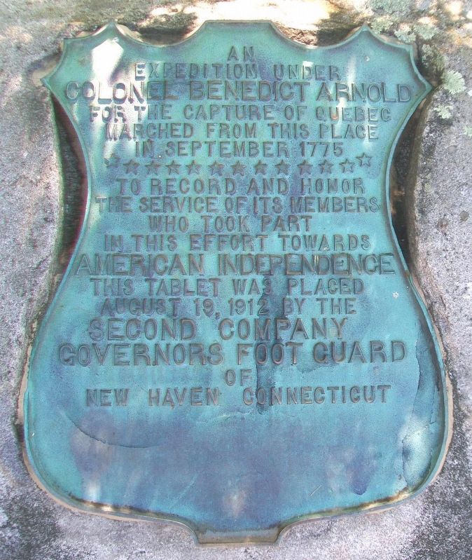 1775 Quebec Expedition Marker image. Click for full size.