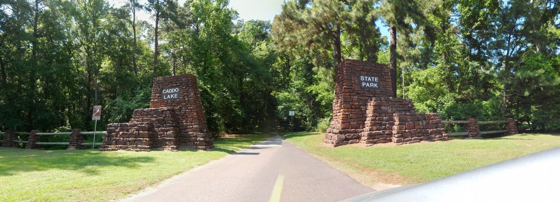 Caddo Lake State Park Entrance image. Click for full size.