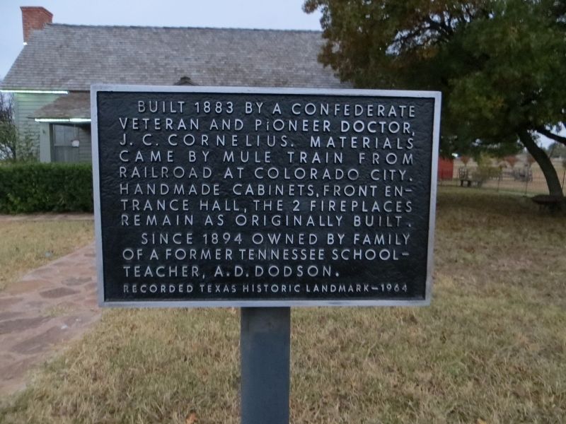 Dodson House Marker image. Click for full size.