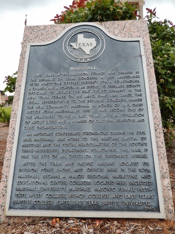 Marshall Marker. Click for full size. Marshall Marker image. Click for full size.