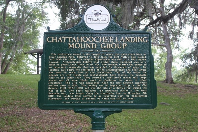 Chattahoochee Landing Mound Group Marker image. Click for full size.