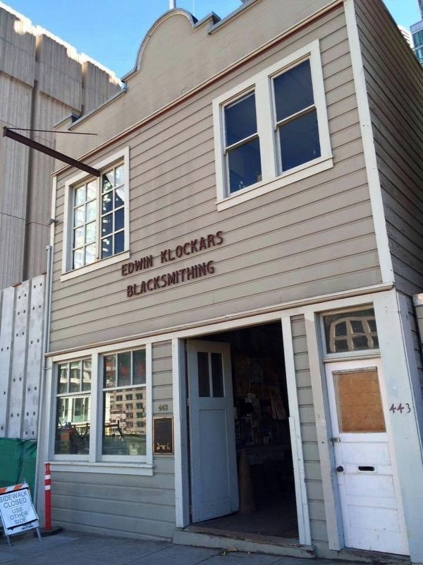 Klockars' Blacksmith Shop. Click for full size. Klockars' Blacksmith Shop image. Click for full size.