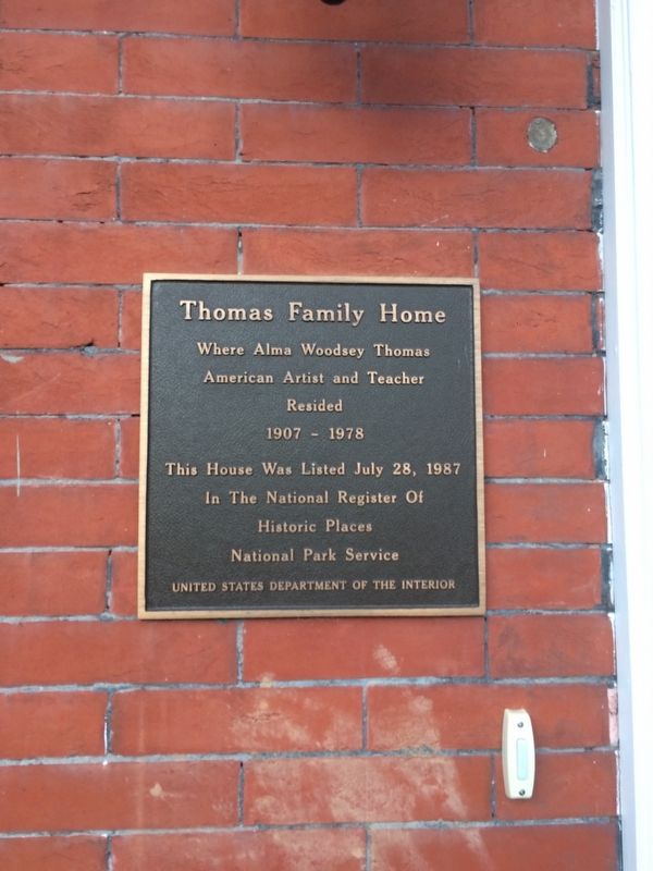 Thomas Family Home Marker. Click for full size. Thomas Family Home Marker image. Click for full size.