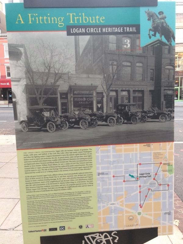 Automobile Row Marker image. Click for full size.