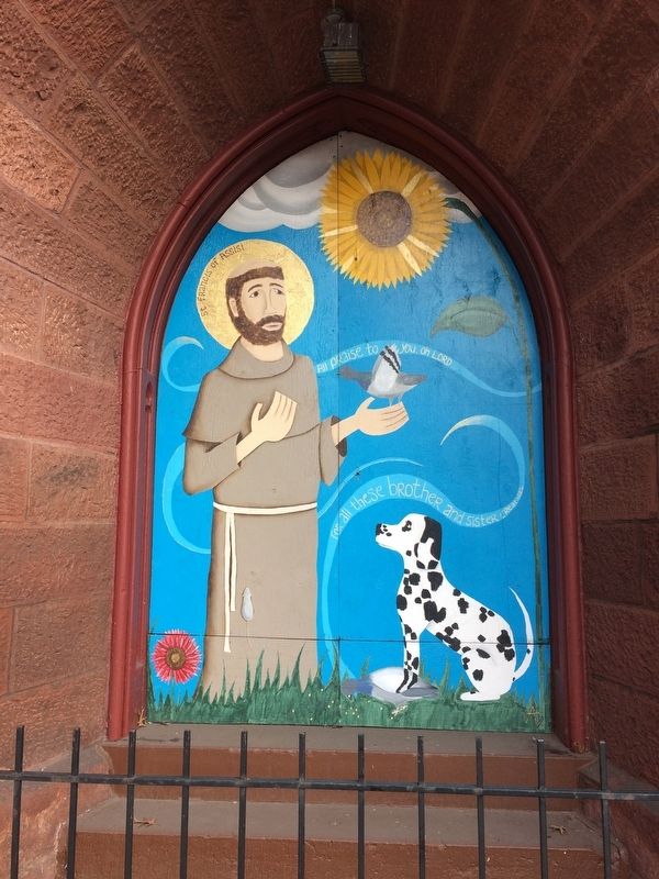 St. Francis of Assissi Mural. Click for full size. St. Francis of Assissi Mural image. Click for full size.