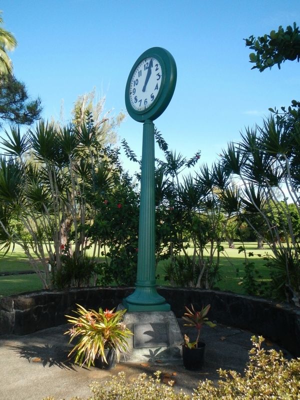 Waiakea Social Settlement Clock image. Click for full size.