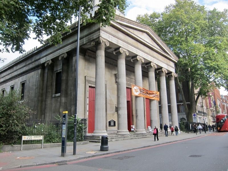 Saint Pancras Parish Church Marker - Wide View image. Click for full size.