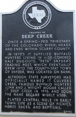 Channel of Deep Creek Marker. Click for full size. Channel of Deep Creek Marker image. Click for full size.