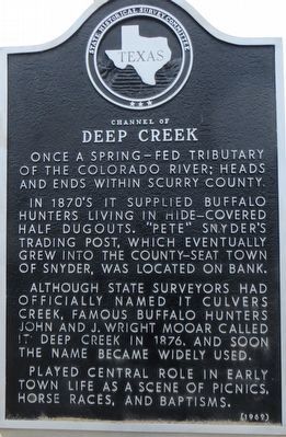 Channel of Deep Creek Marker image. Click for full size.