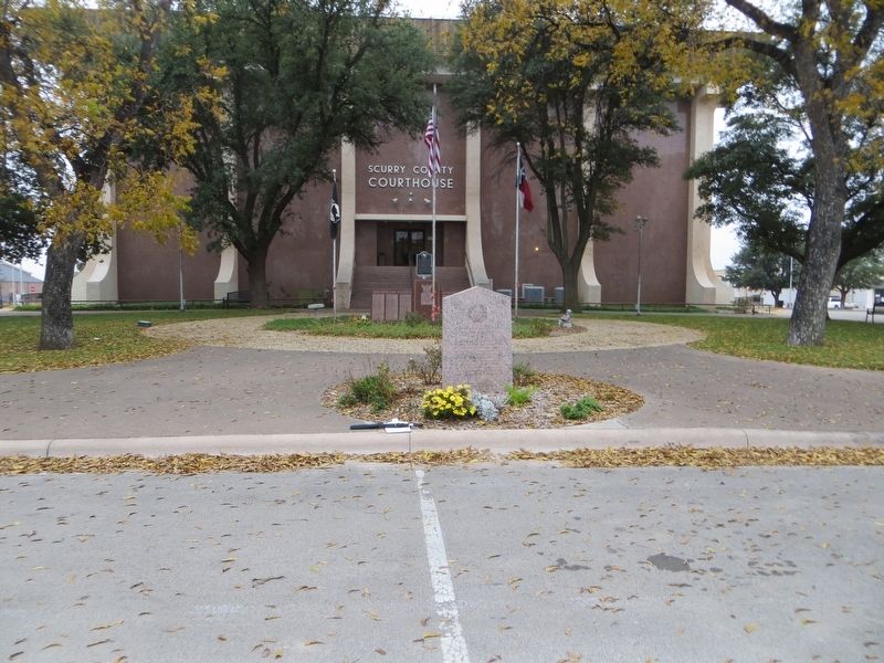 County Named for Texas Confederate William R. Scurry Marker. Click for full size. County Named for Texas Confederate William R. Scurry Marker image. Click for full size.