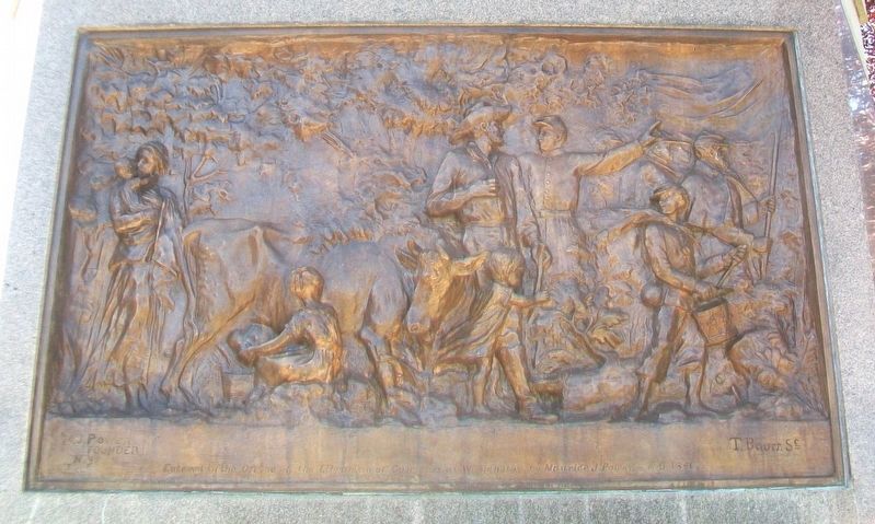 Civil War Memorial Bas Relief. Click for full size. Civil War Memorial Bas Relief image. Click for full size.