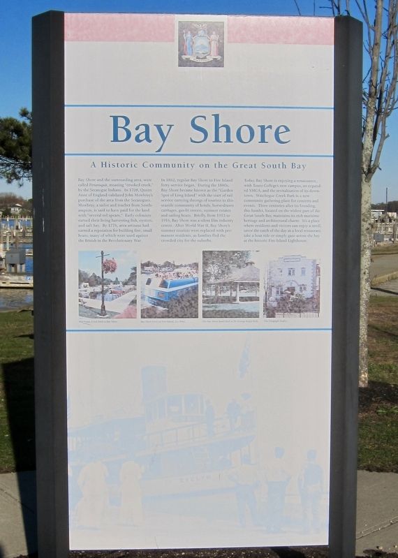 Bay Shore Marker. Click for full size. Bay Shore Marker image. Click for full size.