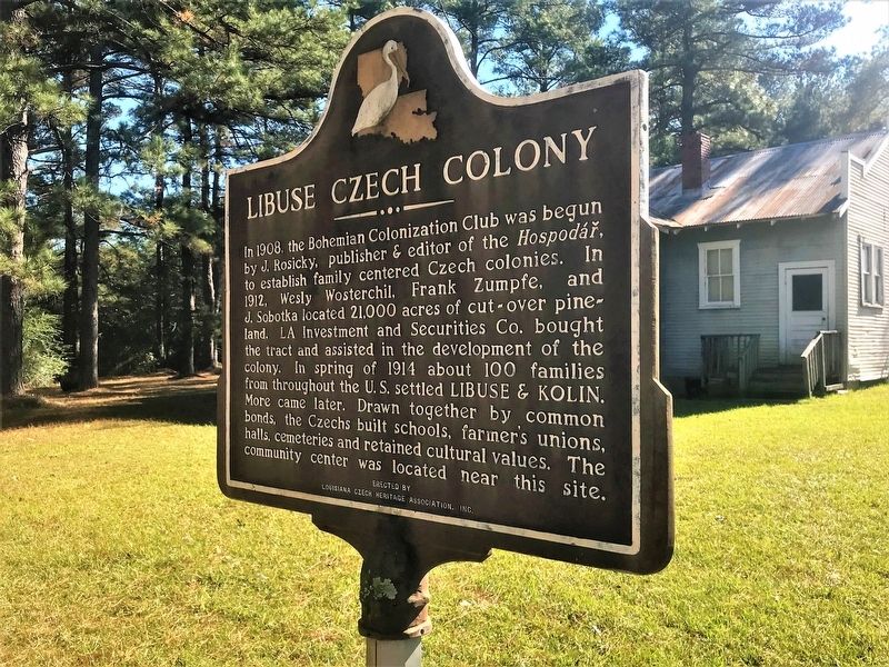 Libuse Czech Colony Marker. Click for full size. Libuse Czech Colony Marker image. Click for full size.