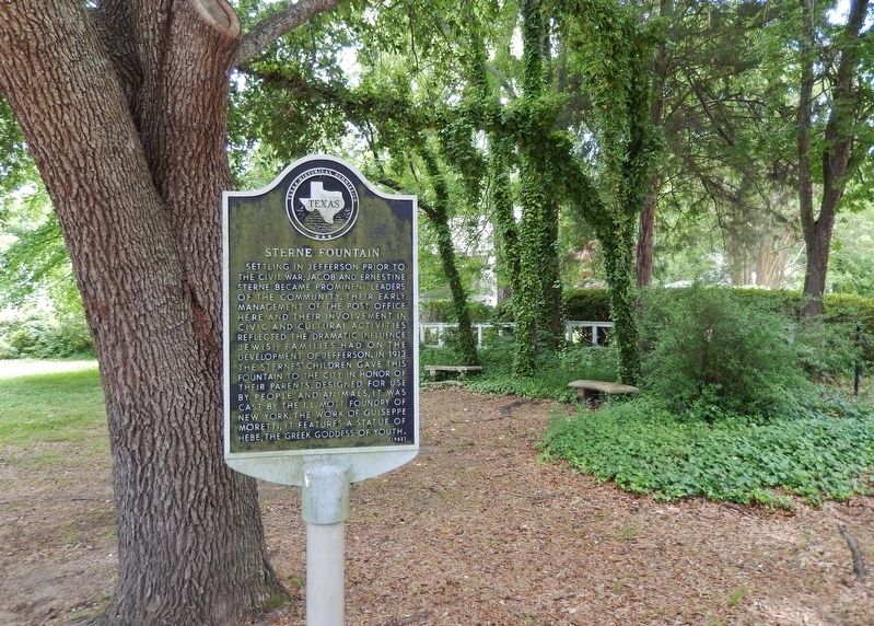 Sterne Fountain Marker (<i>wide view</i>) image. Click for full size.