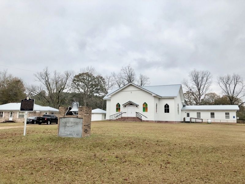 Whatley, Alabama marker in front of Baptist church.. Click for full size. Whatley, Alabama marker in front of Baptist church. image. Click for full size.