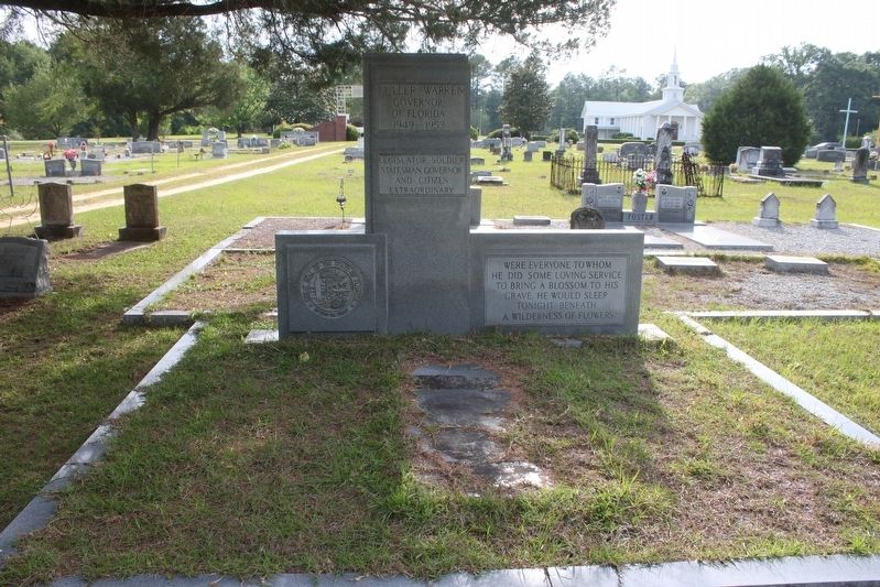 Governor Fuller Warren Grave image. Click for full size.