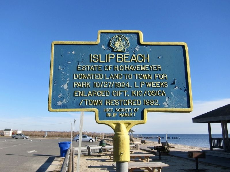 Islip Beach Marker image. Click for full size.