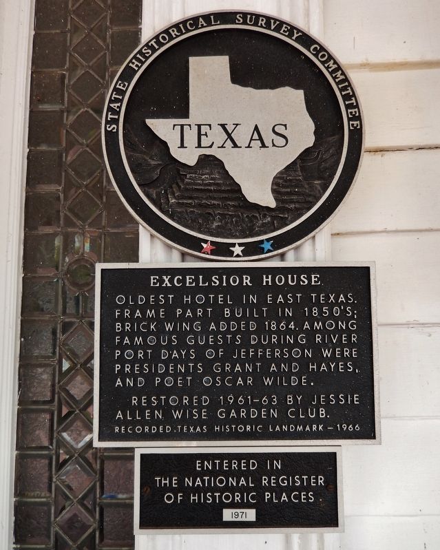 Excelsior House Marker image. Click for full size.