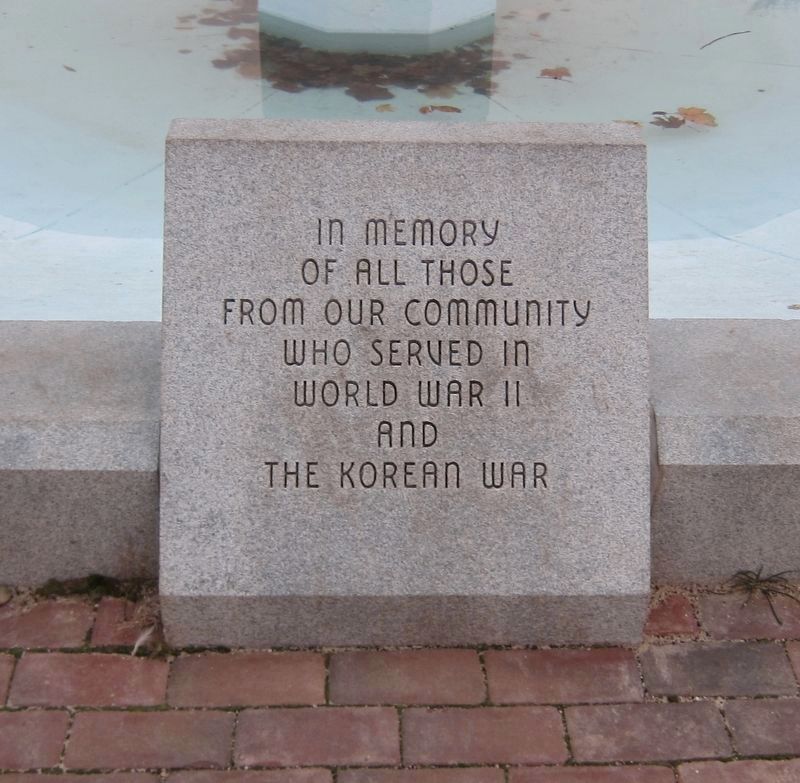 Southampton World War II and Korean War Veterans Memorial - Panel 1 image. Click for full size.