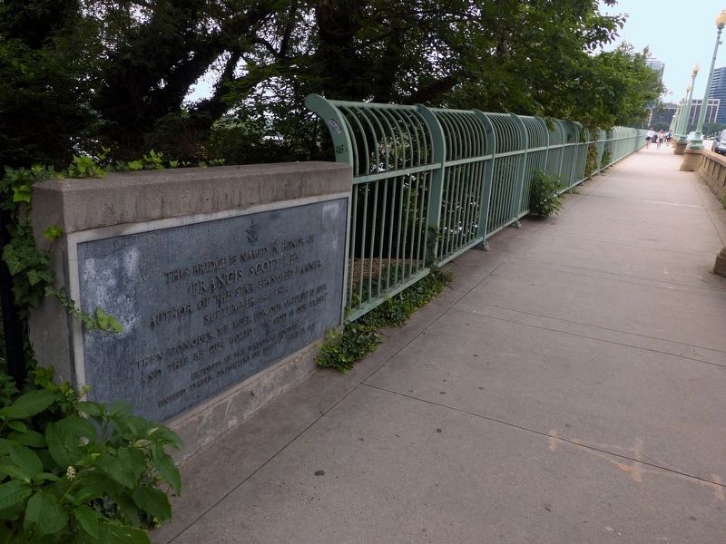 Francis Scott Key Bridge Marker. Click for full size. Francis Scott Key Bridge Marker image. Click for full size.
