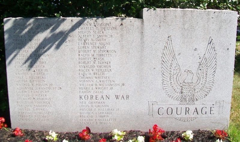 World War II and Korean War Memorial Roll of Honored Dead image. Click for full size.