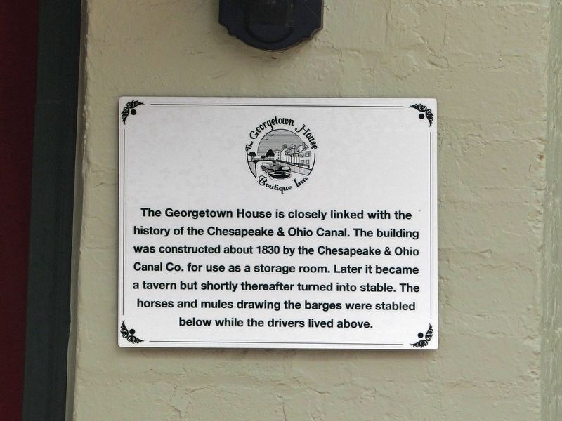 The Georgetown House Marker image. Click for full size.