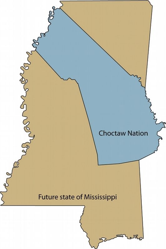Map showing treaty area ceded. image. Click for full size.