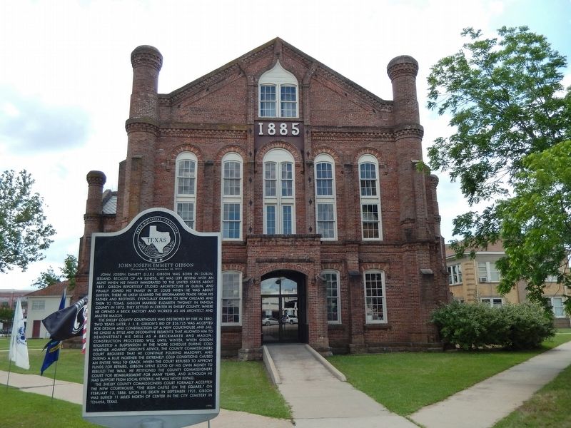 John Joseph Emmett Gibson Marker (<i>wide view</i>). Click for full size. John Joseph Emmett Gibson Marker (<i>wide view</i>) image. Click for full size.