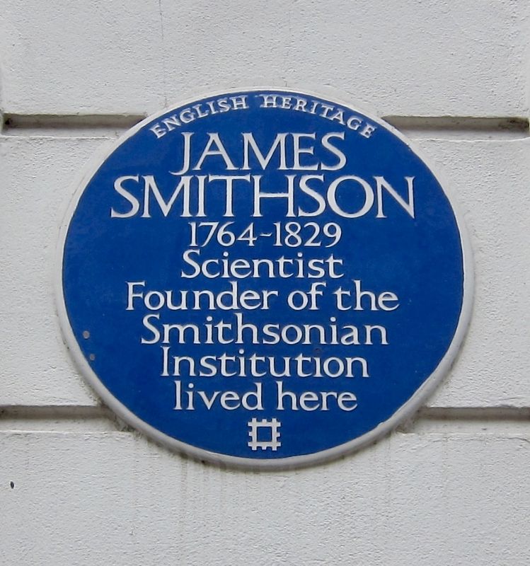 James Smithson Marker image. Click for full size.