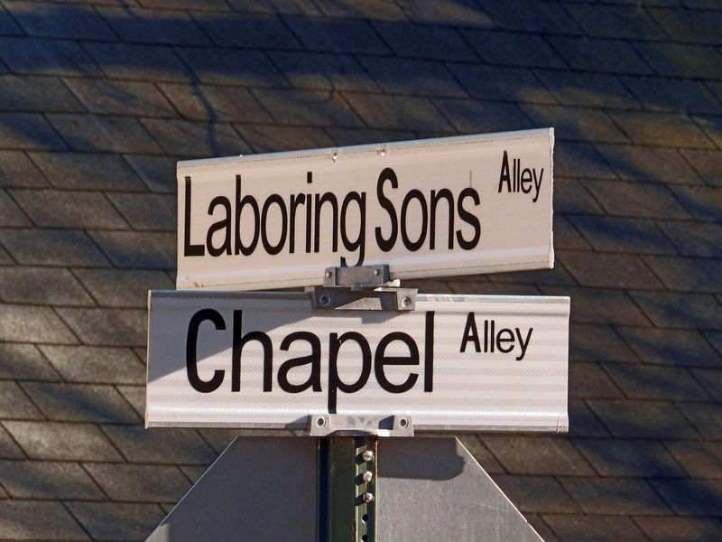 Laboring Sons Alley & Chapel Alley image. Click for full size.