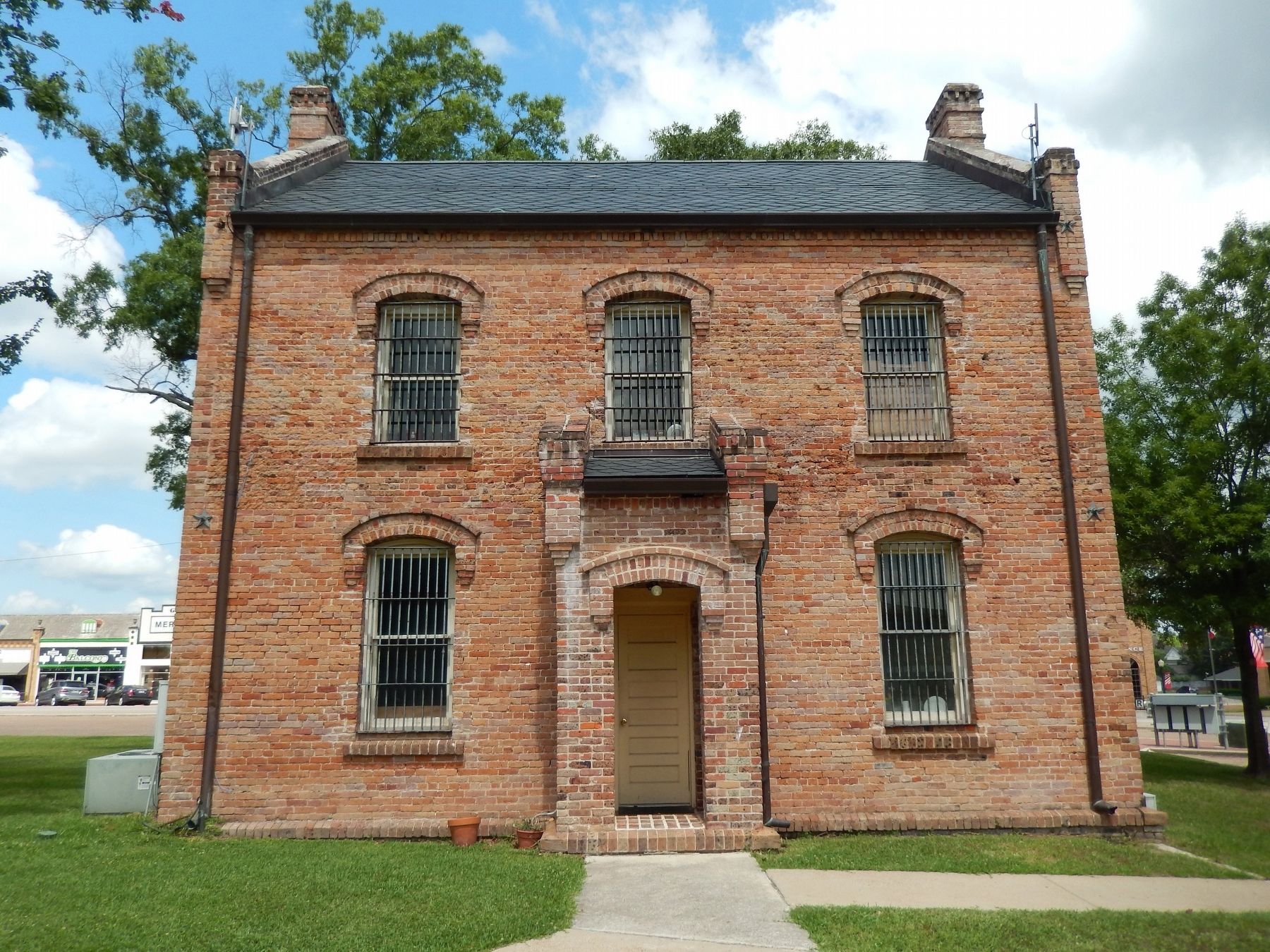 Shelby County Jail (1884) - also built by John Joseph Emmett Gibson. Click for full size. Shelby County Jail (1884) - also built by John Joseph Emmett Gibson image. Click for full size.
