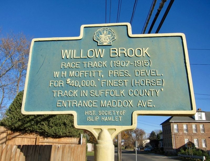 Willow Brook Marker. Click for full size. Willow Brook Marker image. Click for full size.