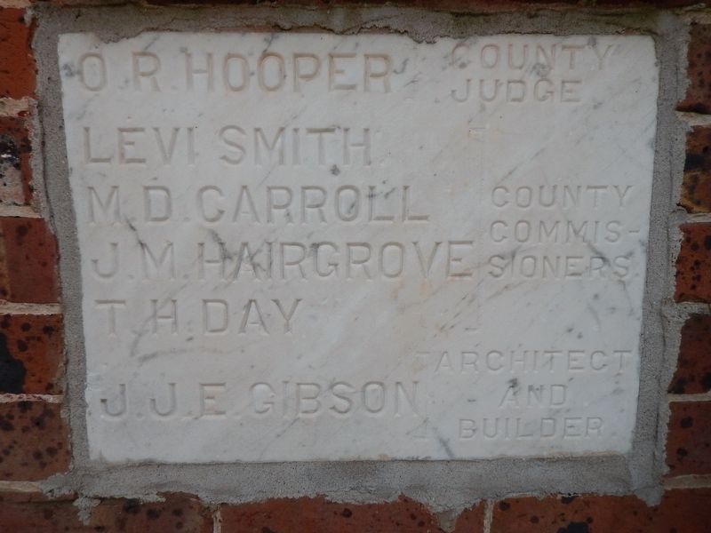 Shelby County Courthouse Cornerstone image. Click for full size.