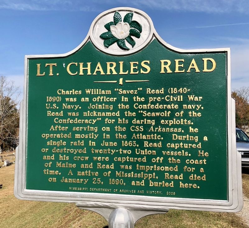 Lt. Charles Read Marker image. Click for full size.