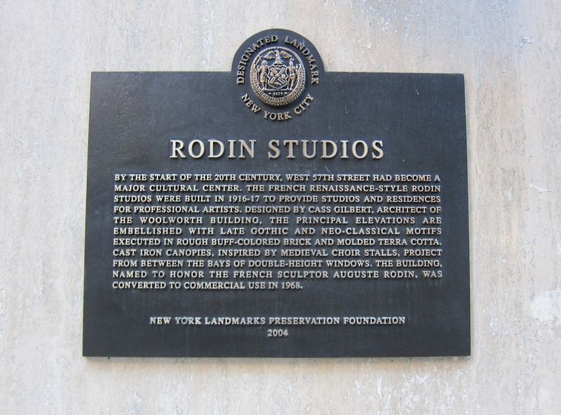 Rodin Studios Marker. Click for full size. Rodin Studios Marker image. Click for full size.