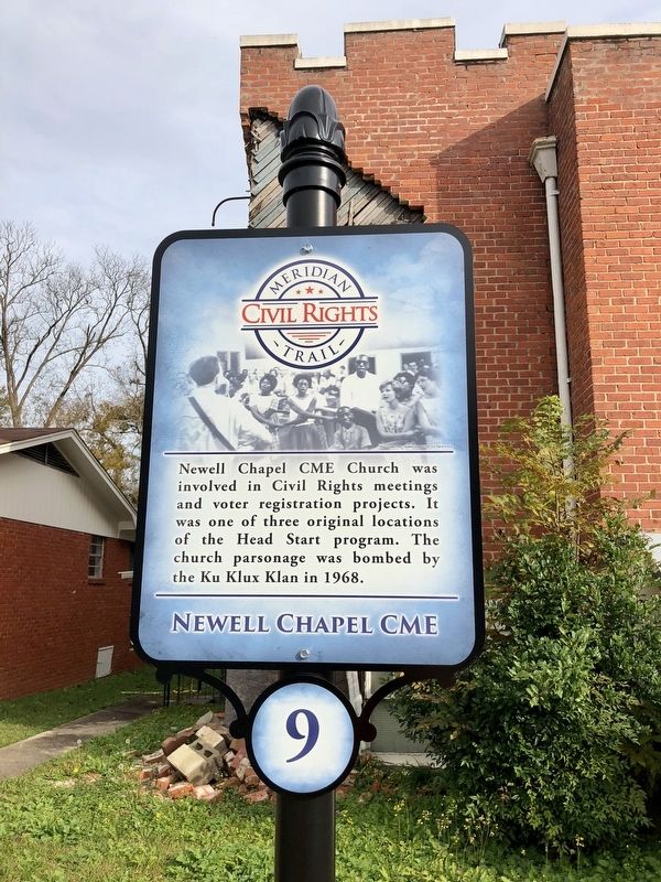 Newell Chapel CME Marker image. Click for full size.