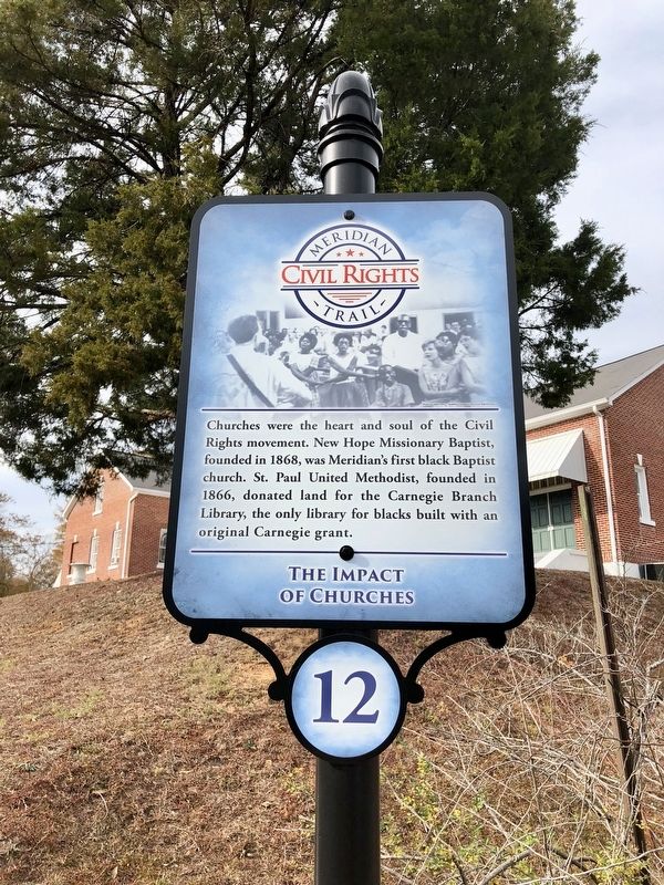 The Impact of Churches Marker. Click for full size. The Impact of Churches Marker image. Click for full size.