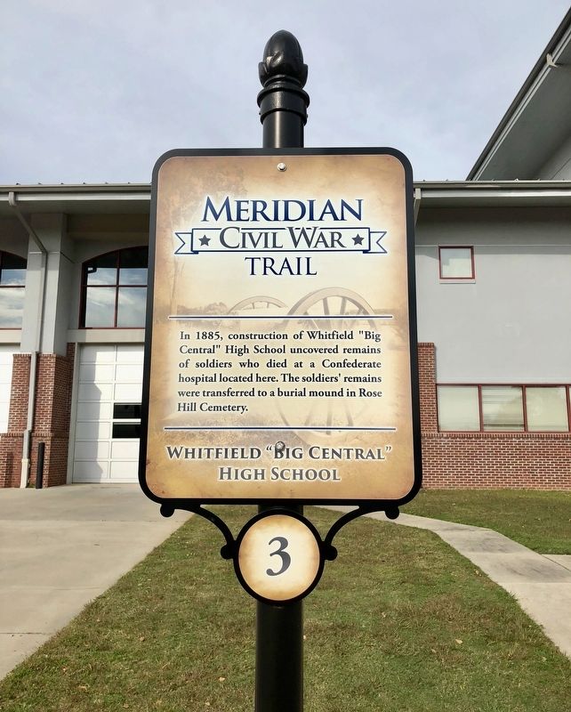 Whitfield "Big Central" High School Marker image. Click for full size.