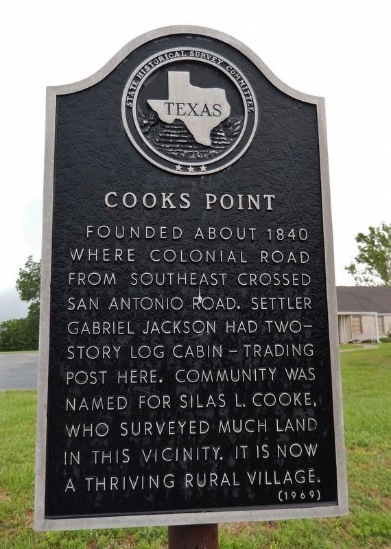 Cooks Point Marker image. Click for full size.