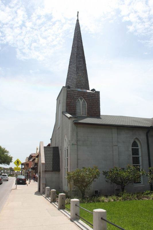 Trinity Episcopal Church looking east on East King Street. Click for full size. Trinity Episcopal Church looking east on East King Street image. Click for full size.