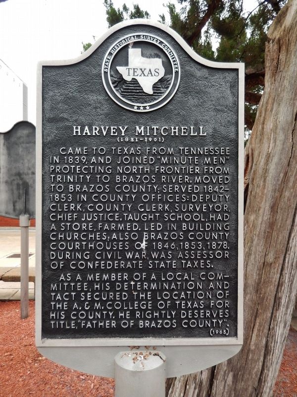 Harvey Mitchell Marker. Click for full size. Harvey Mitchell Marker image. Click for full size.