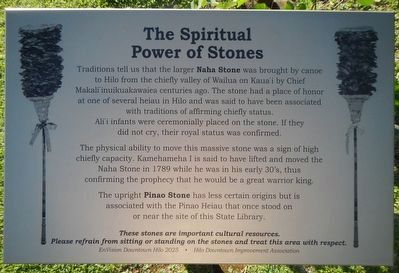 The Spiritual Power of Stones Marker image. Click for full size.