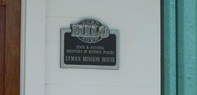Lyman Mission House. Click for full size. Lyman Mission House image. Click for full size.