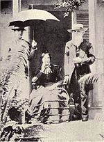 Sarah Joiner (seated) and David Belden Lyman image. Click for full size.
