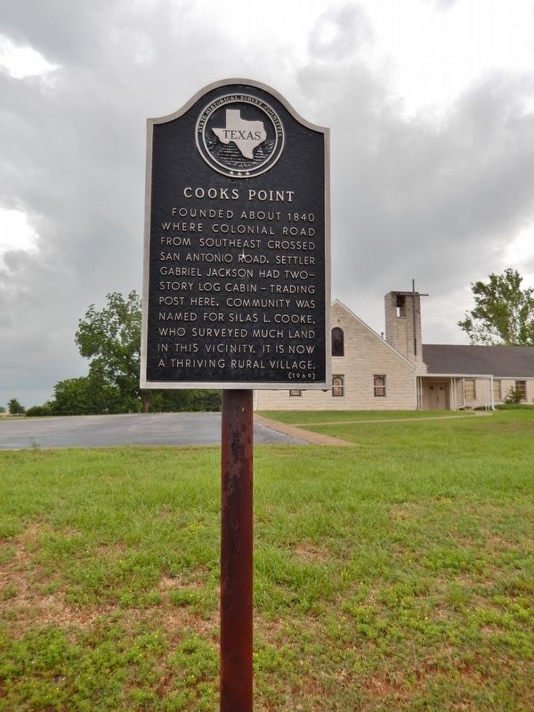 Cooks Point Marker (<i>tall view</i>) image. Click for full size.