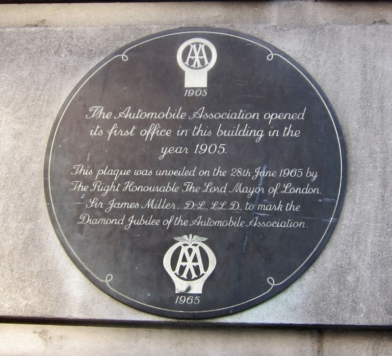 Automobile Association Marker image. Click for full size.